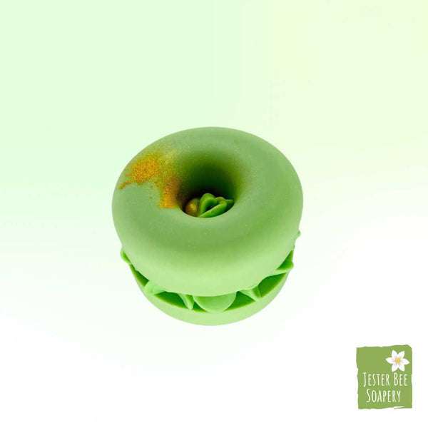 Green Tease Donut Soap