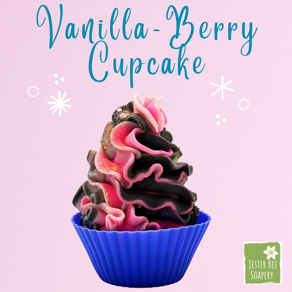 Vanilla-Berry Cupcake Soap